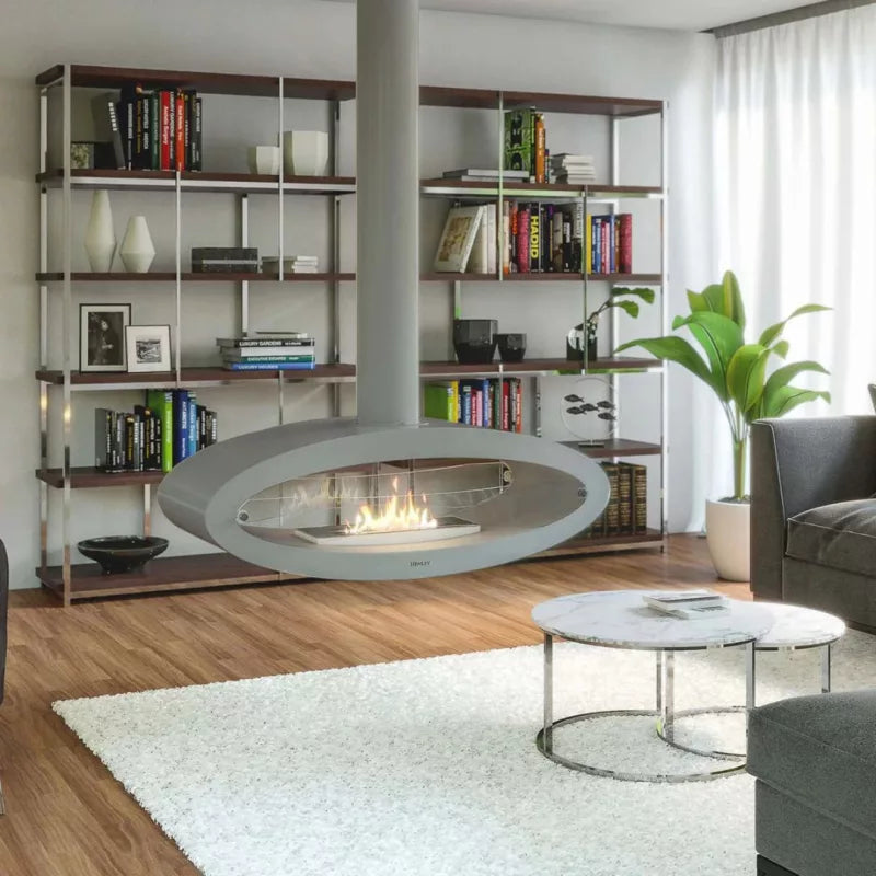 Henley Budapest Ceiling Hung Bioethanol Fire UK