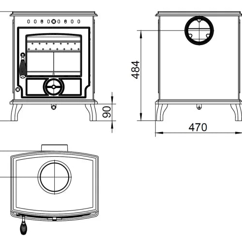 Henley Aran Multifuel Stove UK