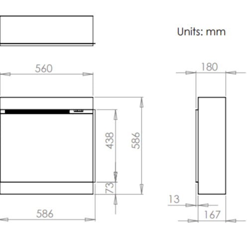 Charlton & Jenrick i560e Slimline Electric Fire UK