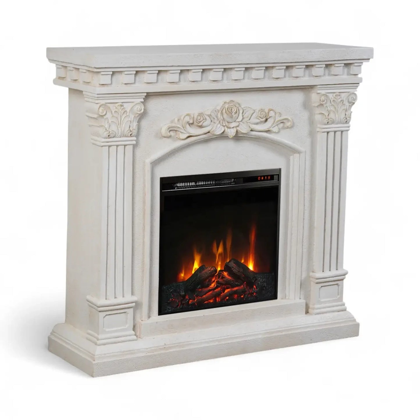 Freyr Electric Fireplace – with Eldur 18" Insert