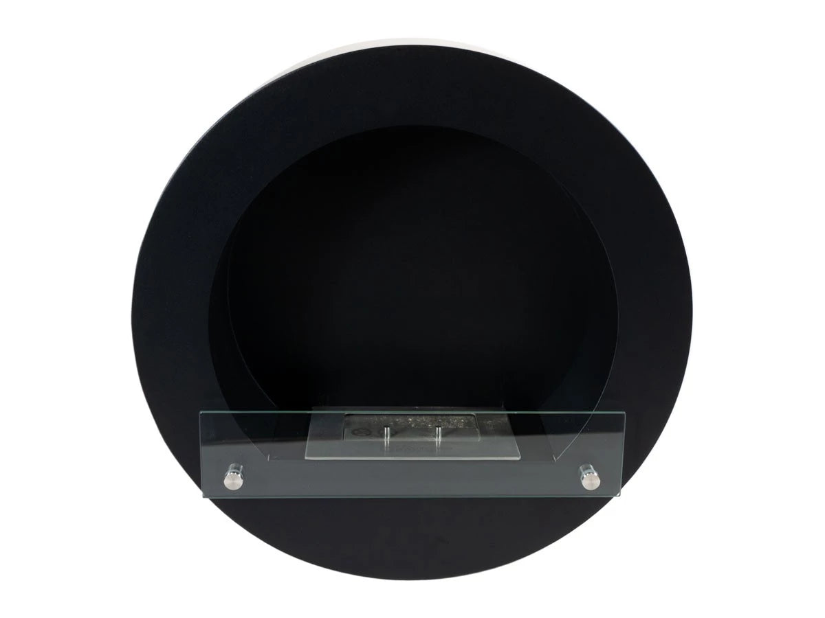 Scandiflames Delaware - Round Wall Mounted Bioethanol fireplace UK