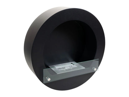Scandiflames Delaware - Round Wall Mounted Bioethanol fireplace UK
