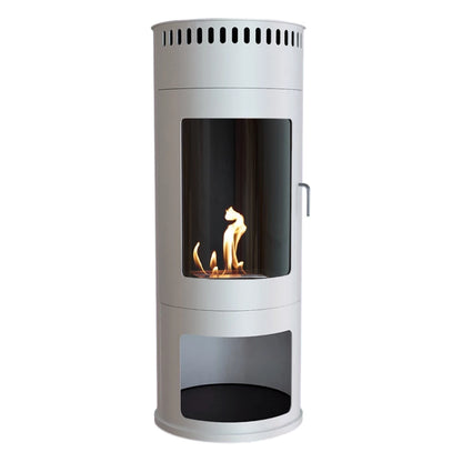 Scandiflames Washington Black or White - Bioethanol Wood-burning Stove