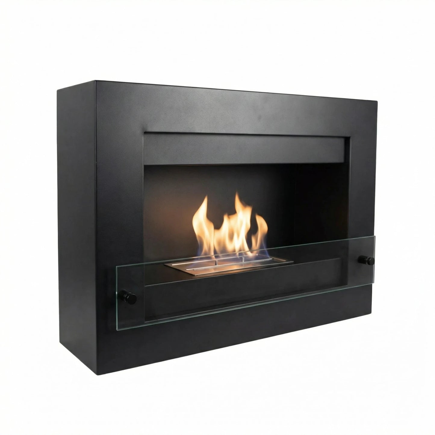Nebraska Black or white - Wall Mounted Bioethanol fireplace UK