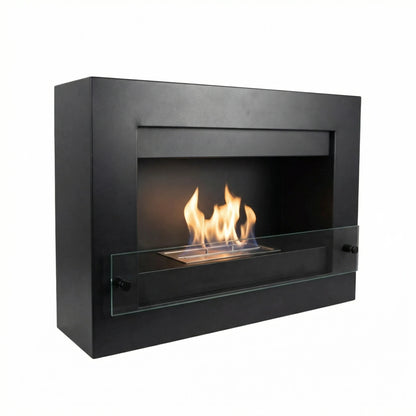 Nebraska Black or white - Wall Mounted Bioethanol fireplace UK