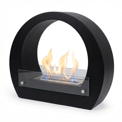 Scandiflames Dallas - Bio Fireplace with Arch - White or Black