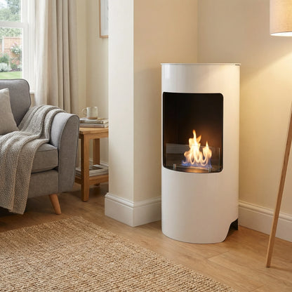 Scandiflames Montgomery Black or white- Open Bioethanol stove