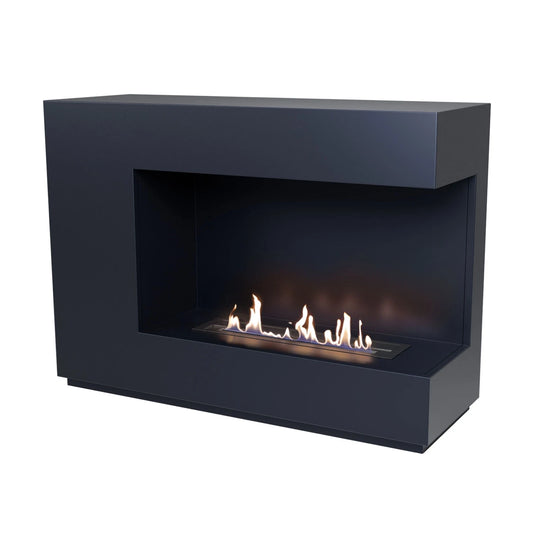 ScandiFlames Seattle Freestanding Bioethanol Fireplace Black or White