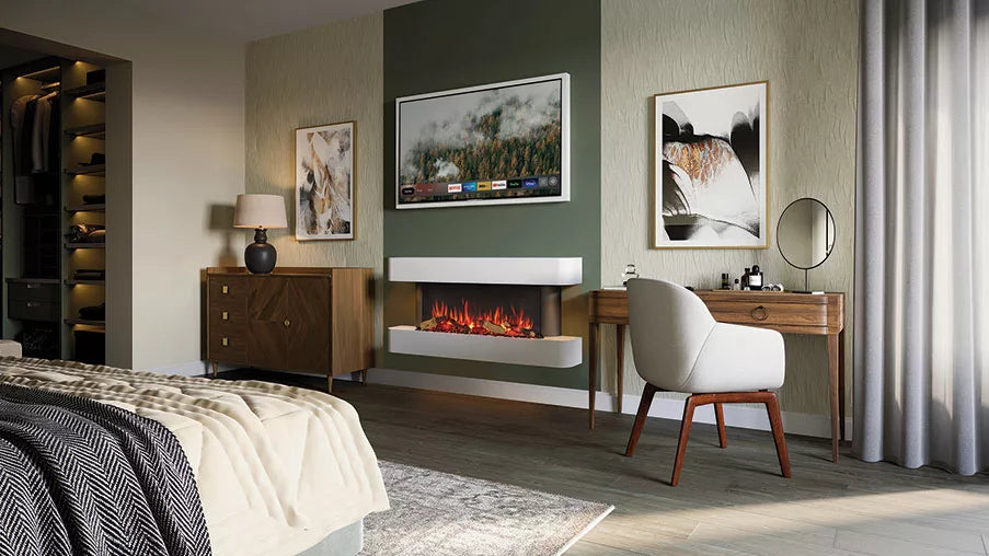 Gazco Arosa 140 Wall Mounted Electric Suite UK