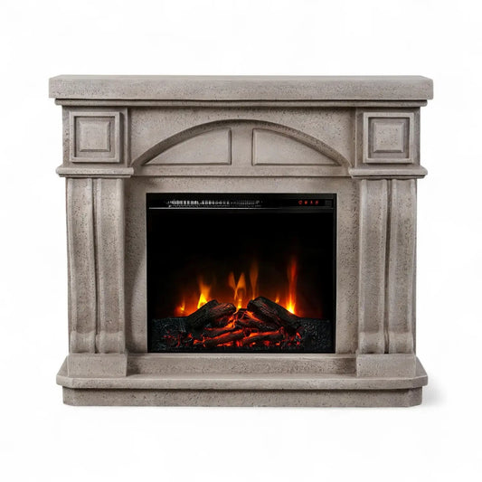 Logi - Electric Fireplace in Polystone