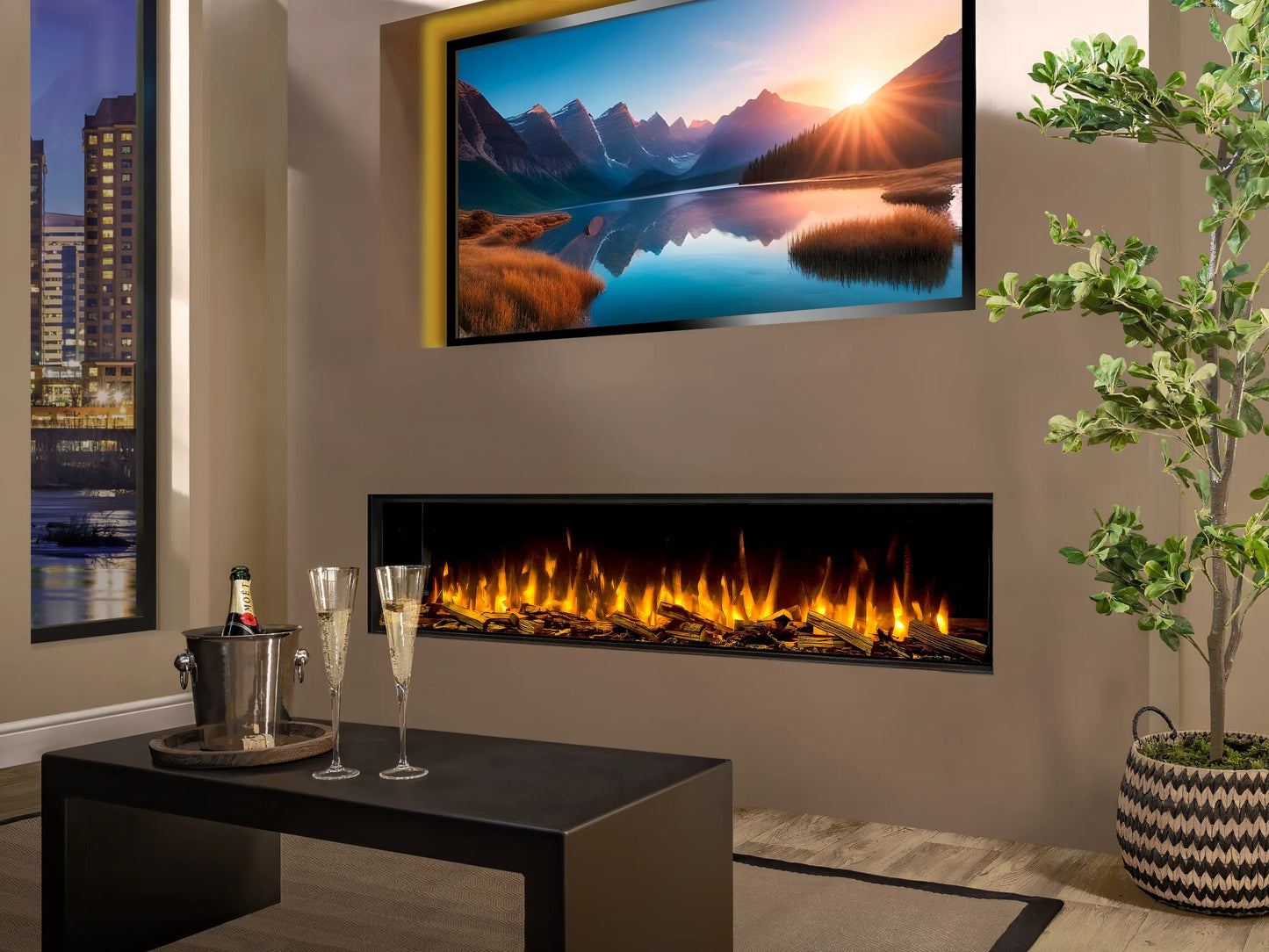 Charlton & Jenrick i1800e Deep Electric Fire UK