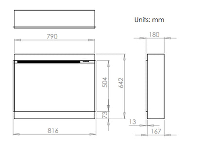 Charlton & Jenrick i790e Slimline Electric Fire UK