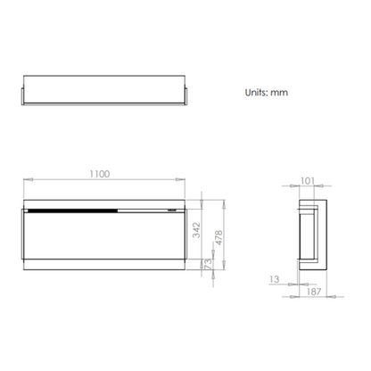 Charlton & Jenrick i1100e Slimline Electric Fire UK