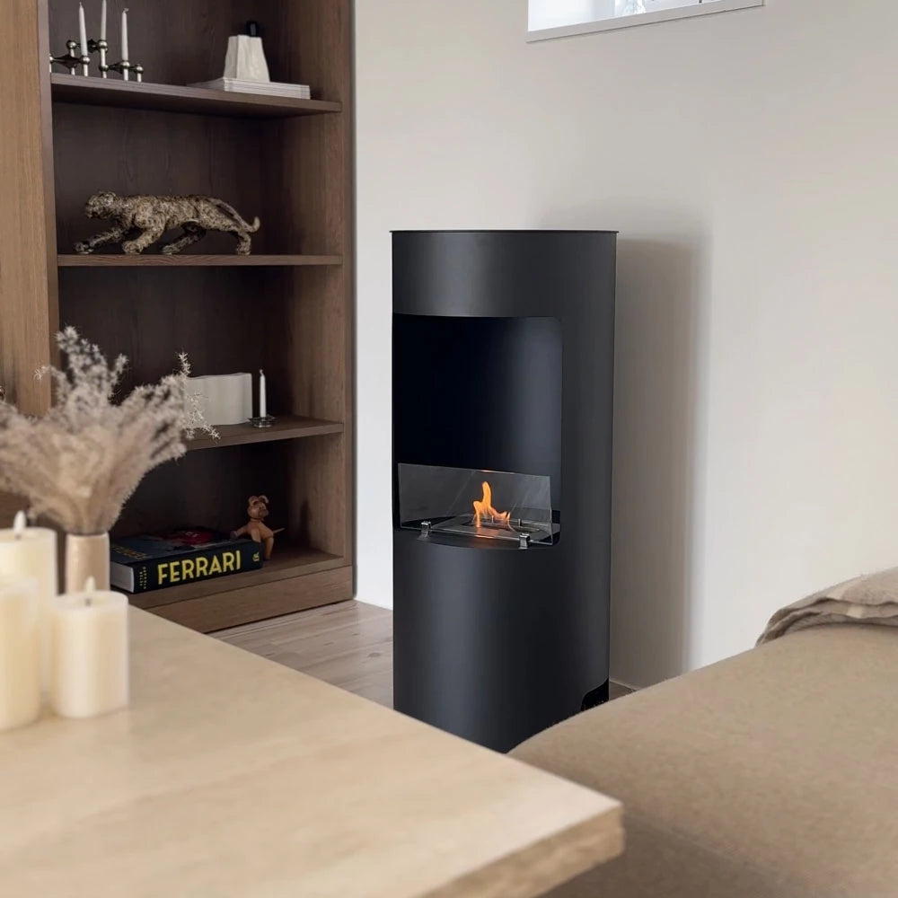 Scandiflames Montgomery Black or white- Open Bioethanol stove