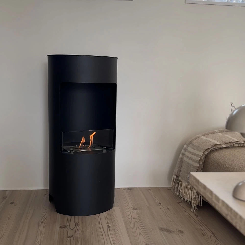 Scandiflames Montgomery Black or white- Open Bioethanol stove