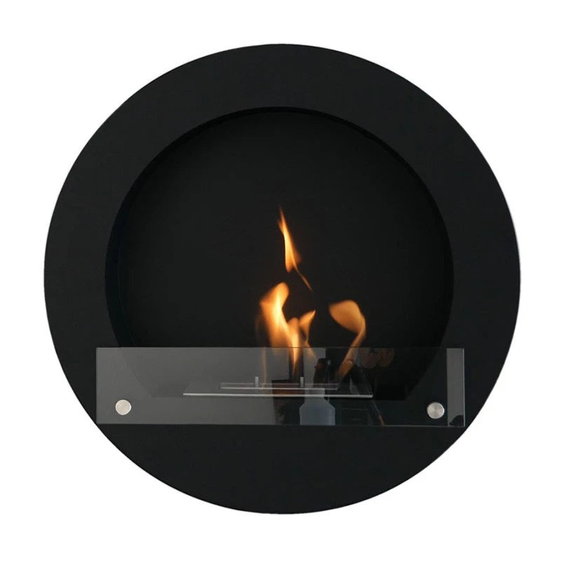 Scandiflames Delaware - Round Wall Mounted Bioethanol fireplace UK