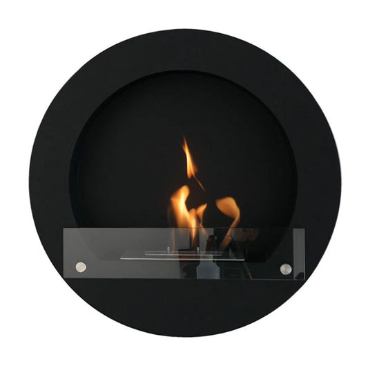 Scandiflames Delaware - Round Wall Mounted Bioethanol fireplace UK