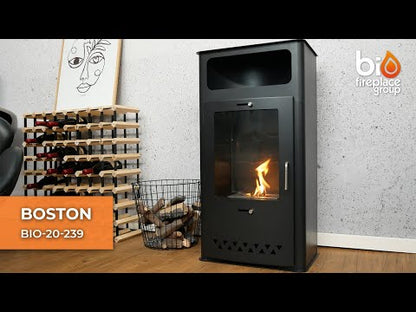 Scandiflames Boston - Black Bioethanol Stove