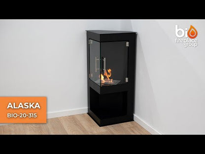 Alaska Corner Bioethanol Stove Fireplace