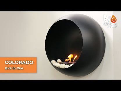 Colorado - Wall Mounted Bioethanol Fireplace