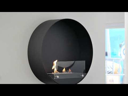 Scandiflames Delaware - Round Wall Mounted Bioethanol fireplace