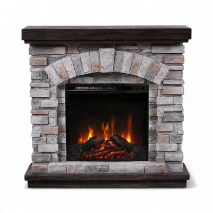 Ask - Electric Fireplace in Polystone