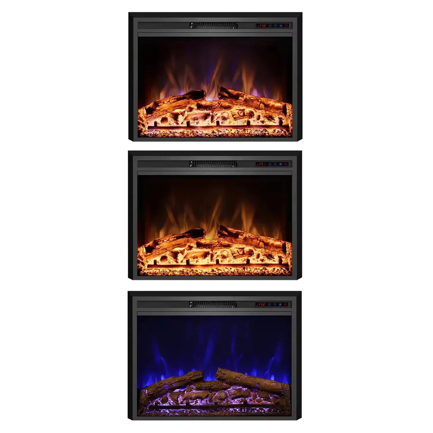 Scandiflames Pyrope Electric Fireplace Insert - 90 cm
