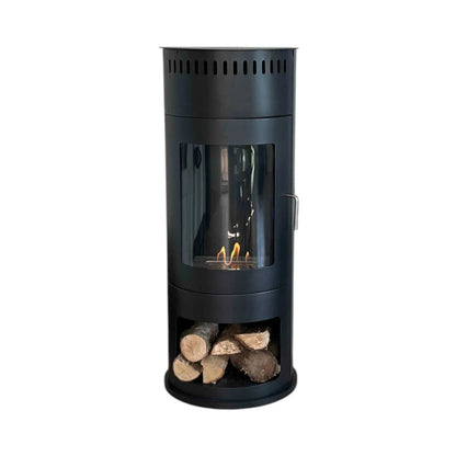 Scandiflames Washington Black or White - Bioethanol Wood-burning Stove