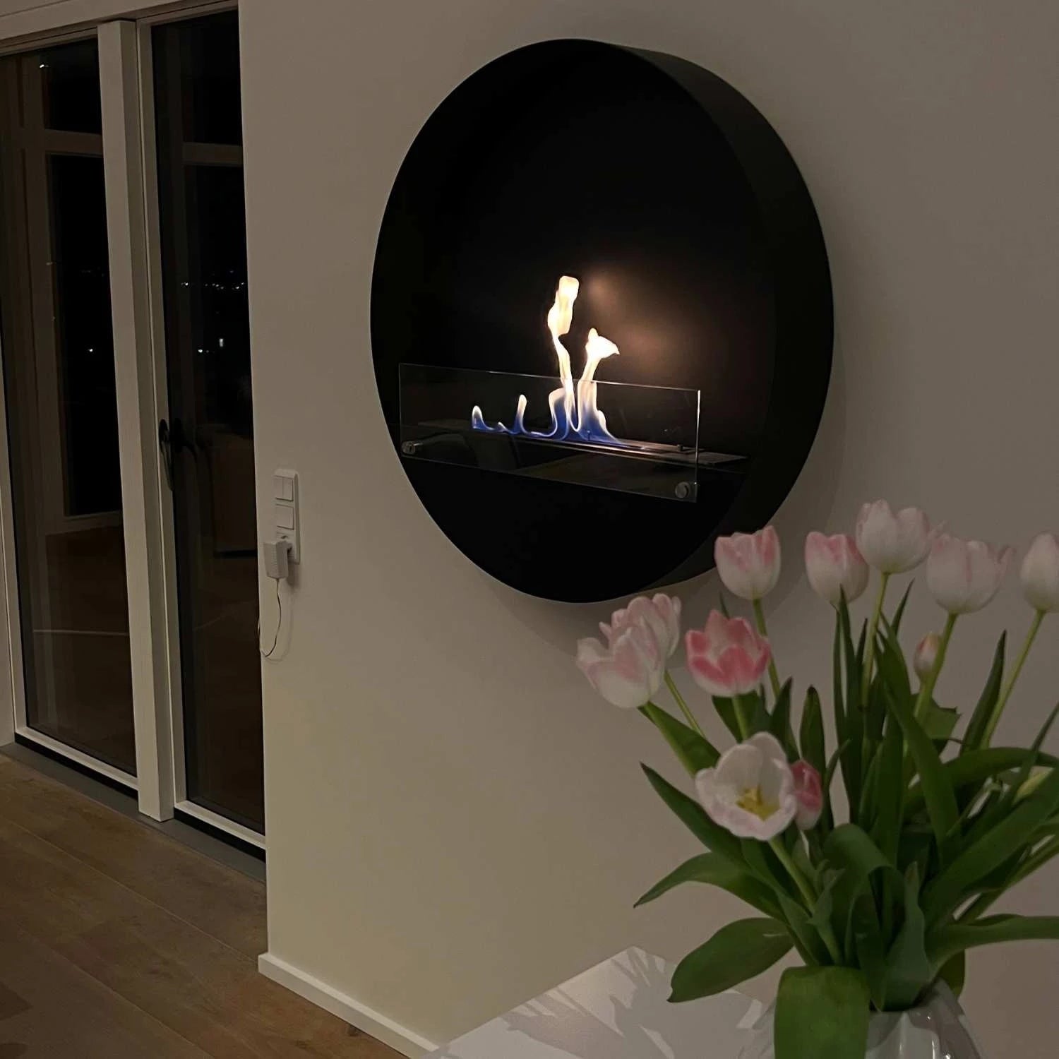Scandiflames Delaware XL black - 80 cm UK