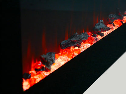 Titanite Built-In Electric Fireplace - 91 cm